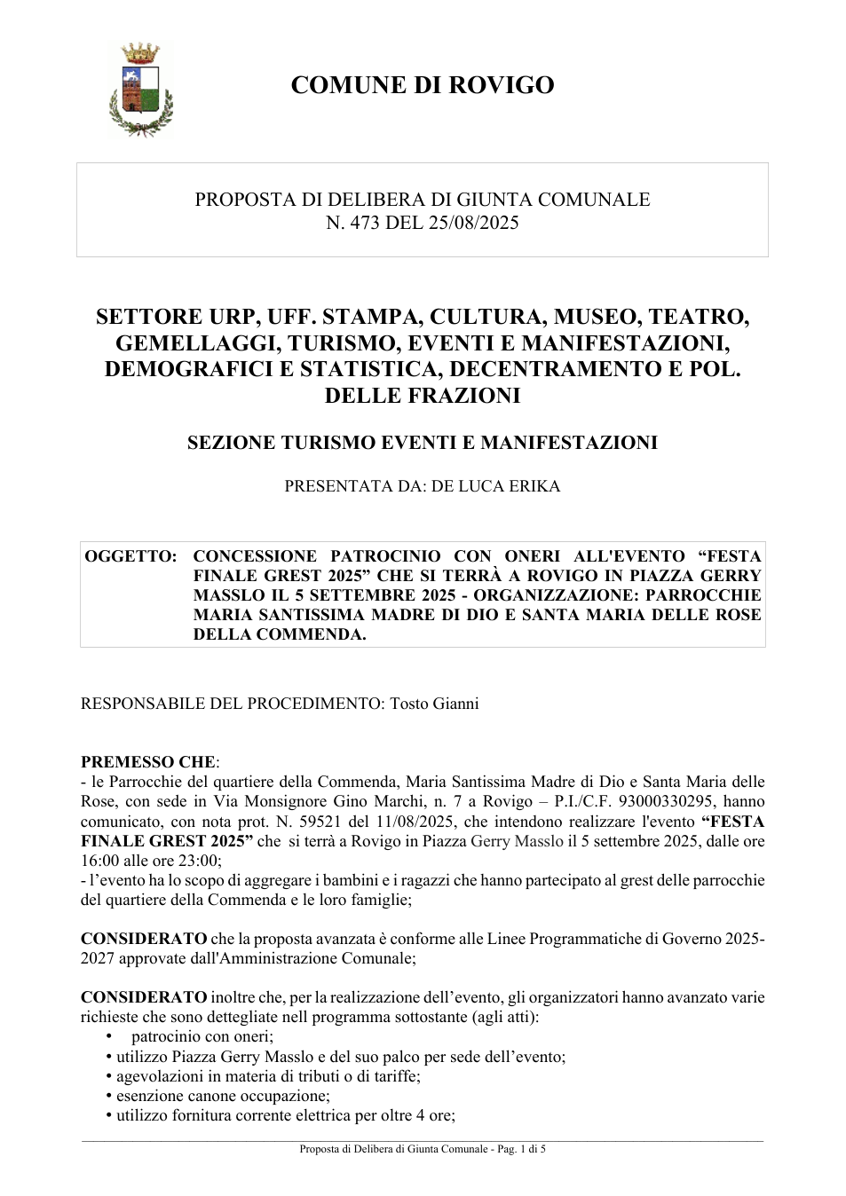Pagina 1 del documento