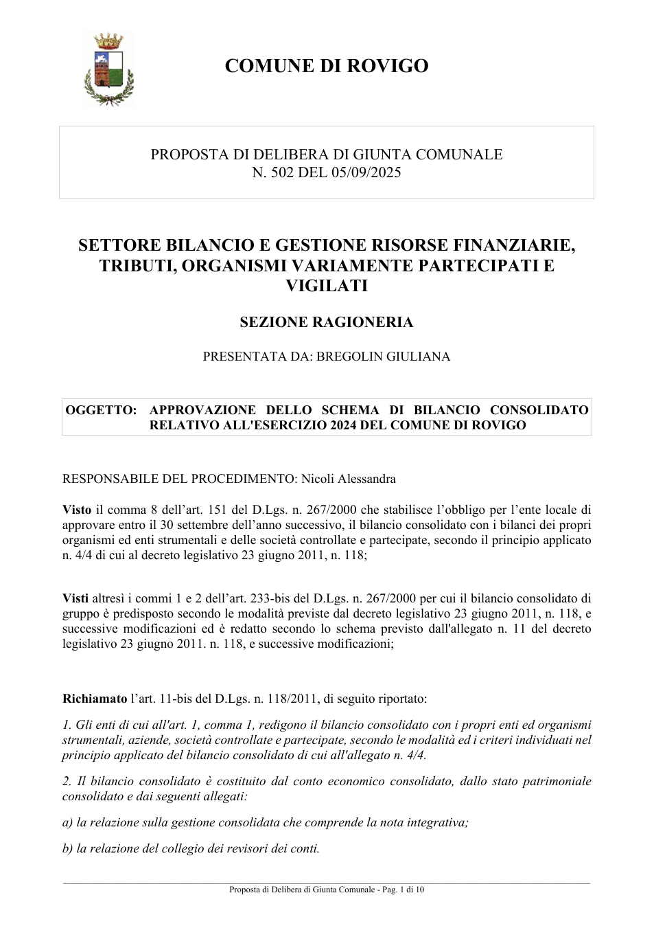 Pagina 1 del documento
