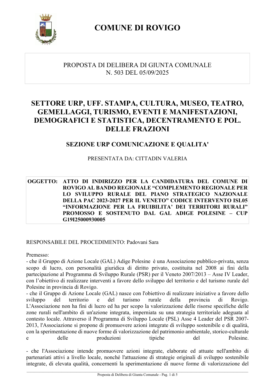 Pagina 1 del documento