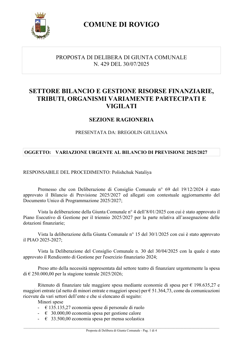 Pagina 1 del documento