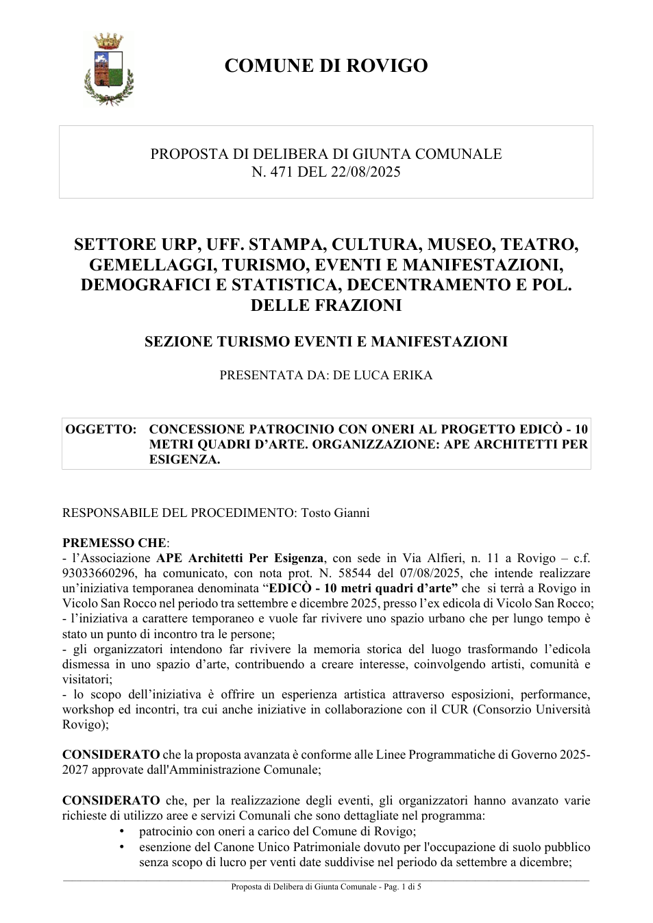 Pagina 1 del documento