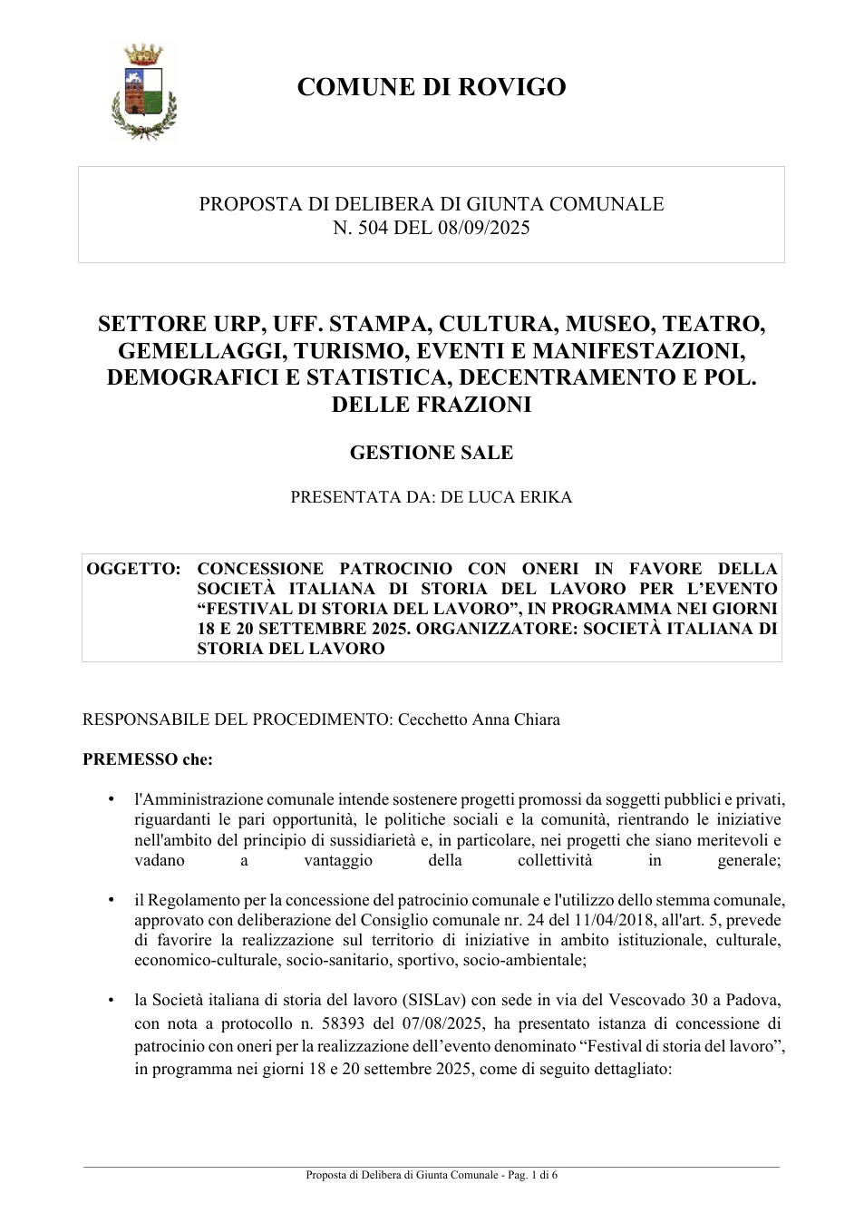 Pagina 1 del documento