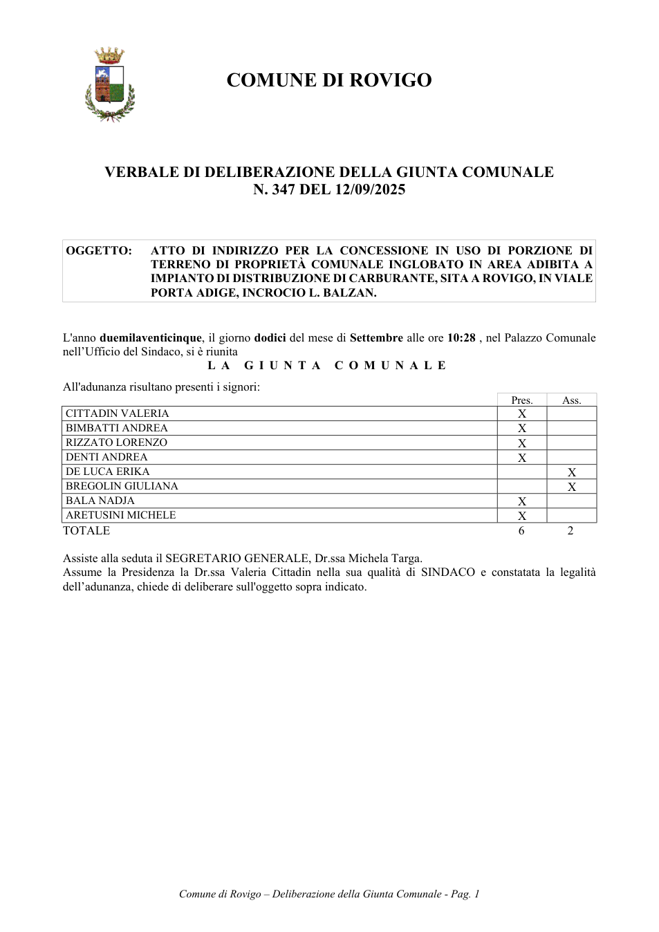 Pagina 1 del documento
