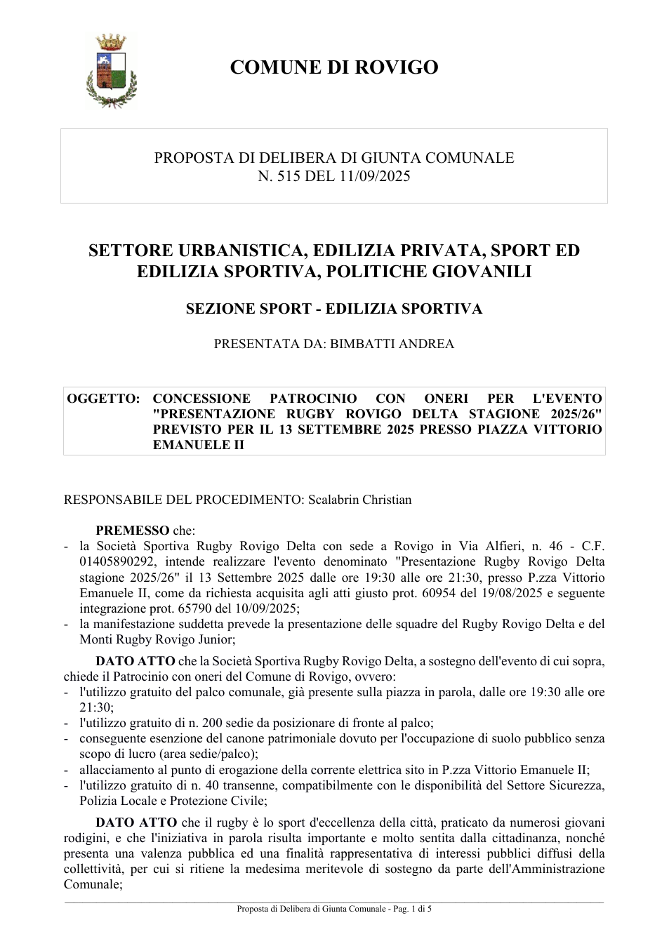 Pagina 1 del documento
