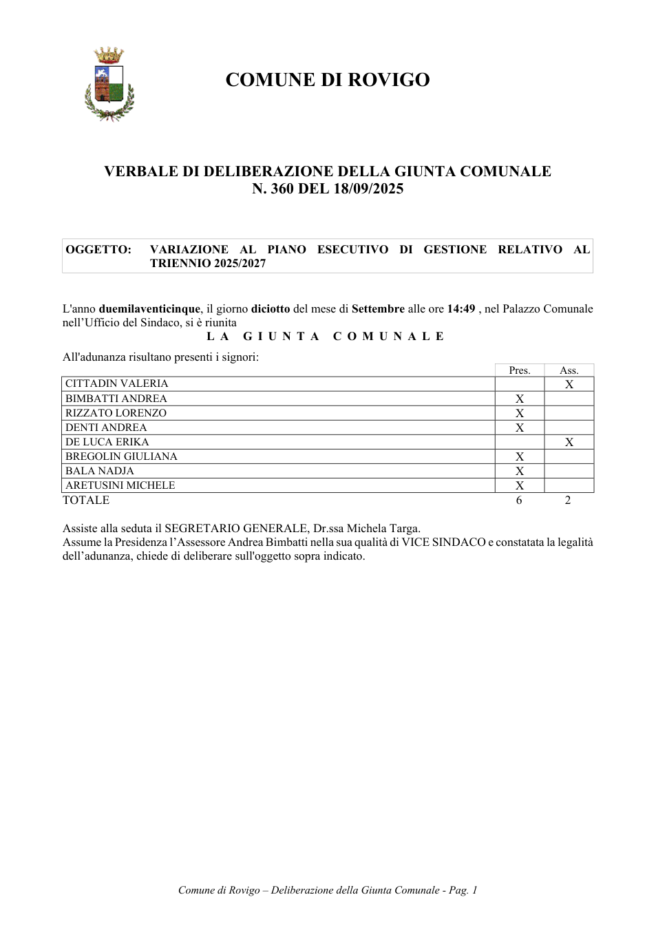 Pagina 1 del documento