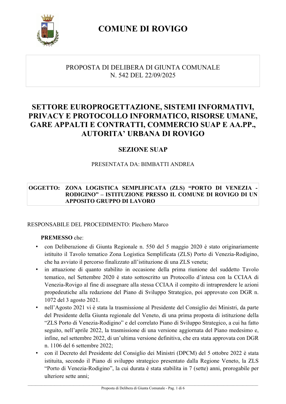 Pagina 1 del documento