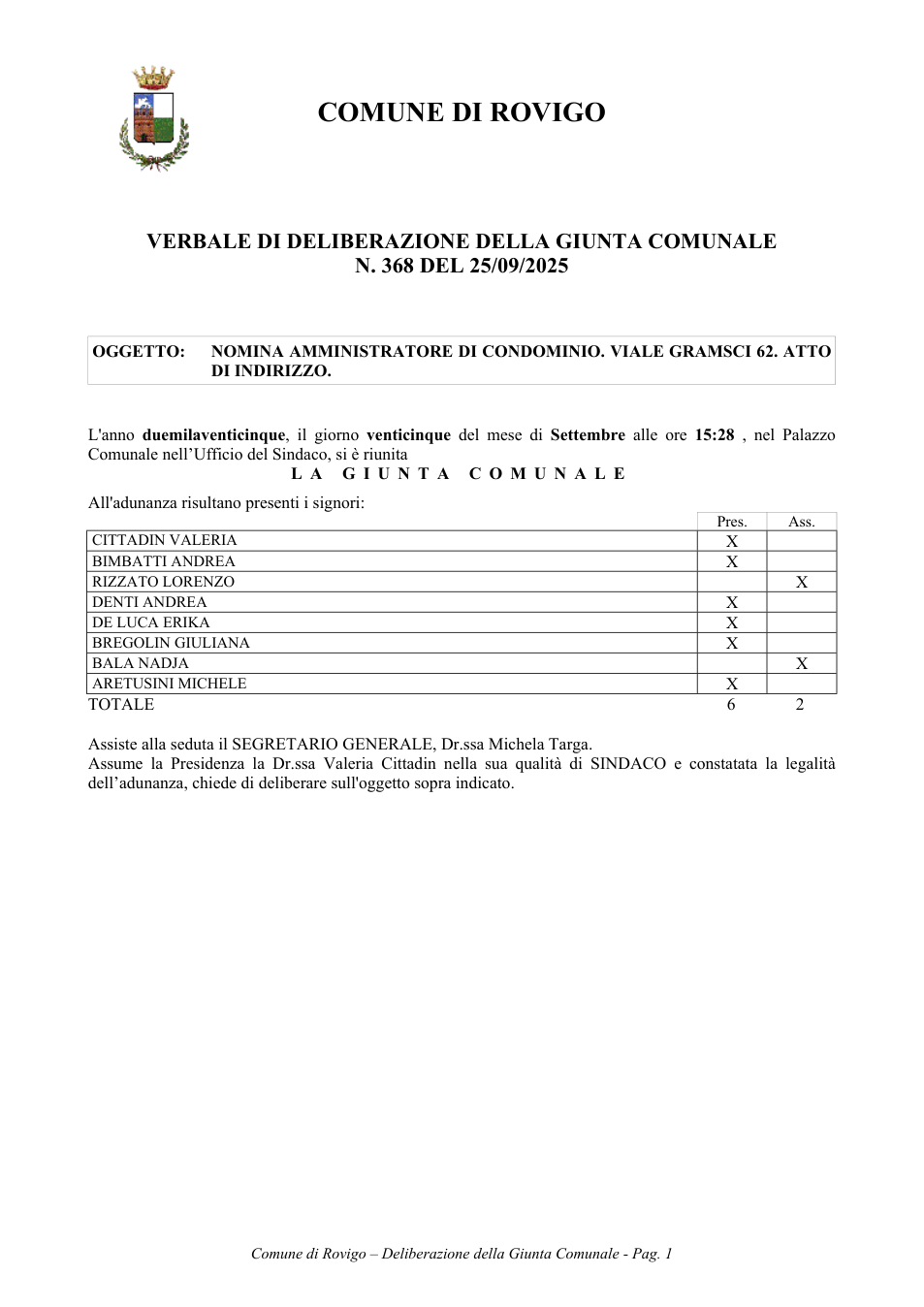 Pagina 1 del documento