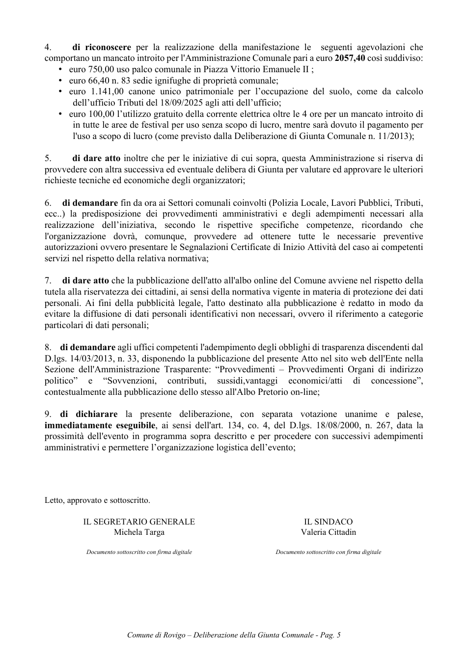 Pagina 5 del documento
