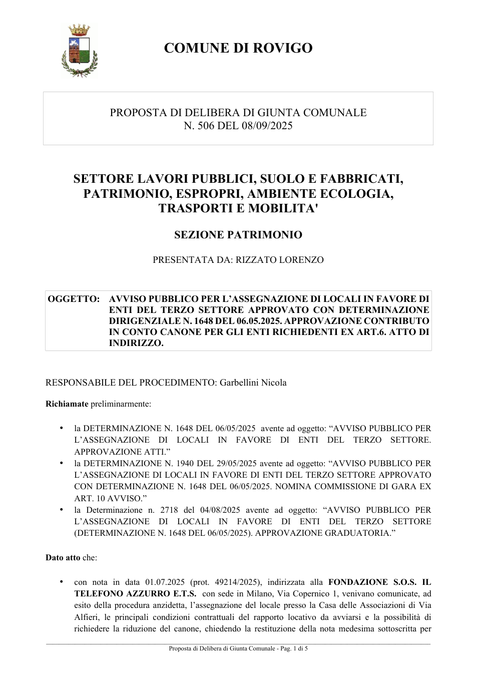 Pagina 1 del documento