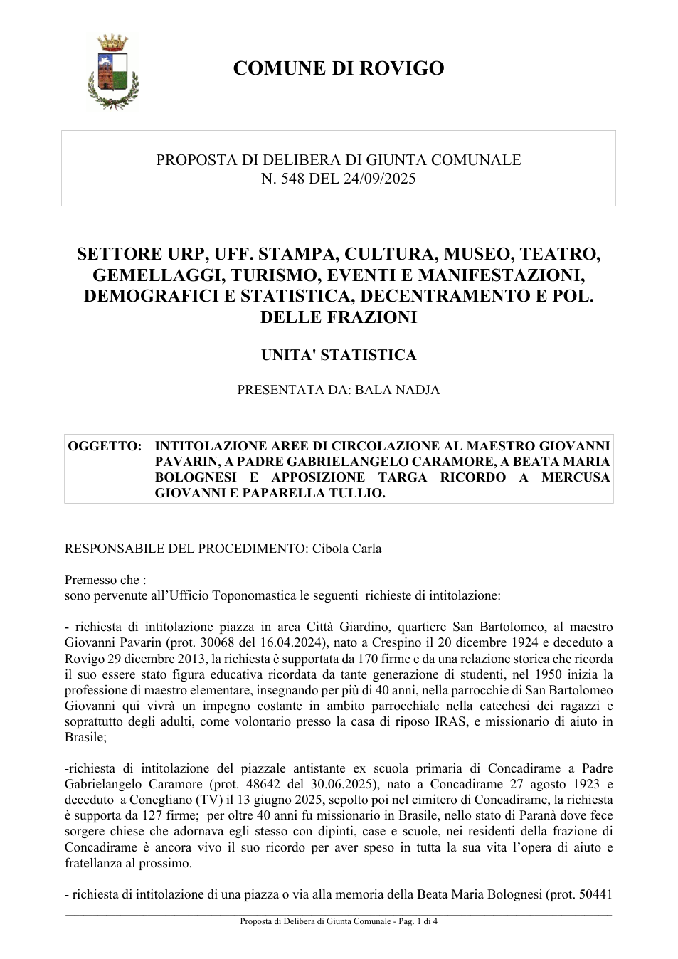 Pagina 1 del documento