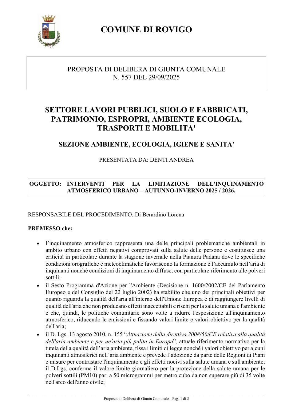Pagina 1 del documento