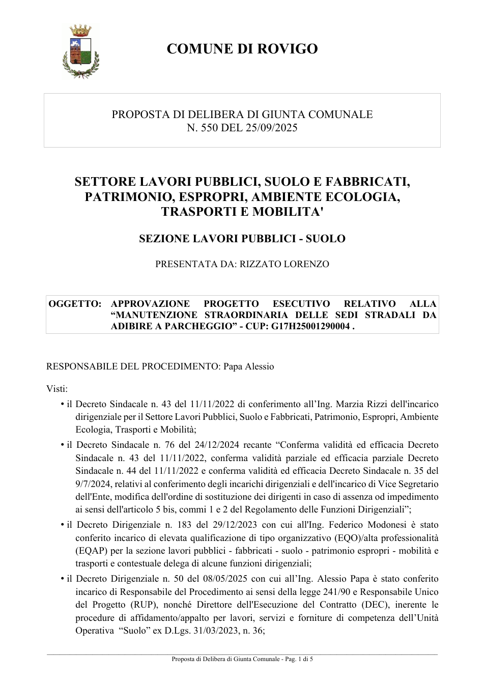 Pagina 1 del documento