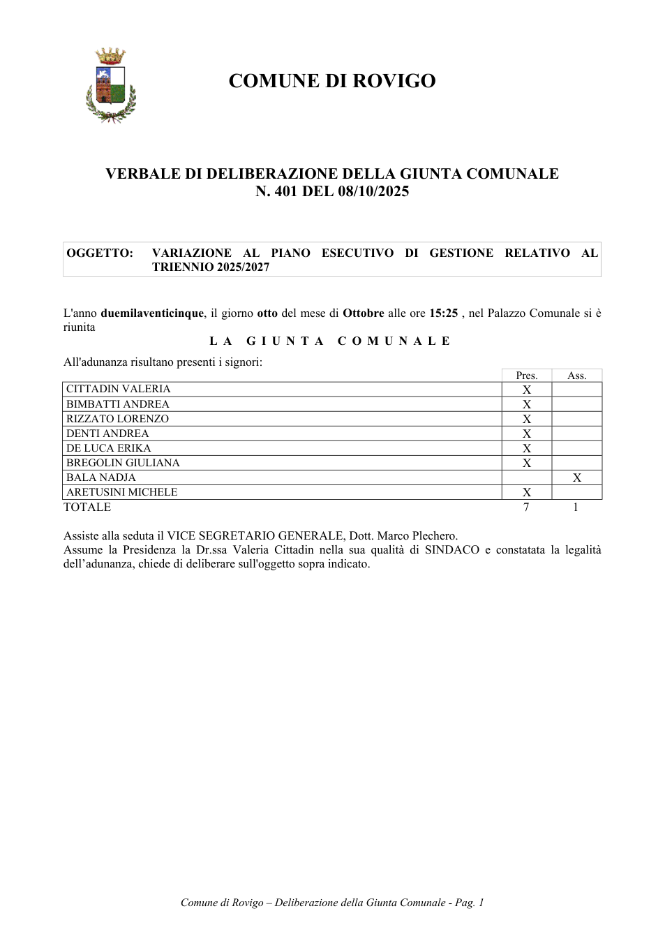Pagina 1 del documento