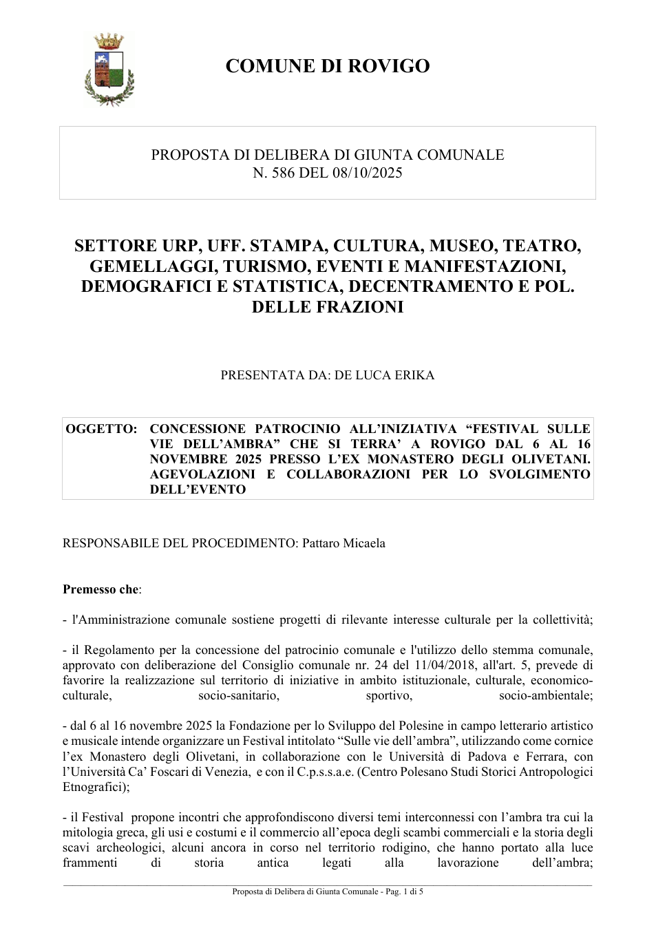 Pagina 1 del documento