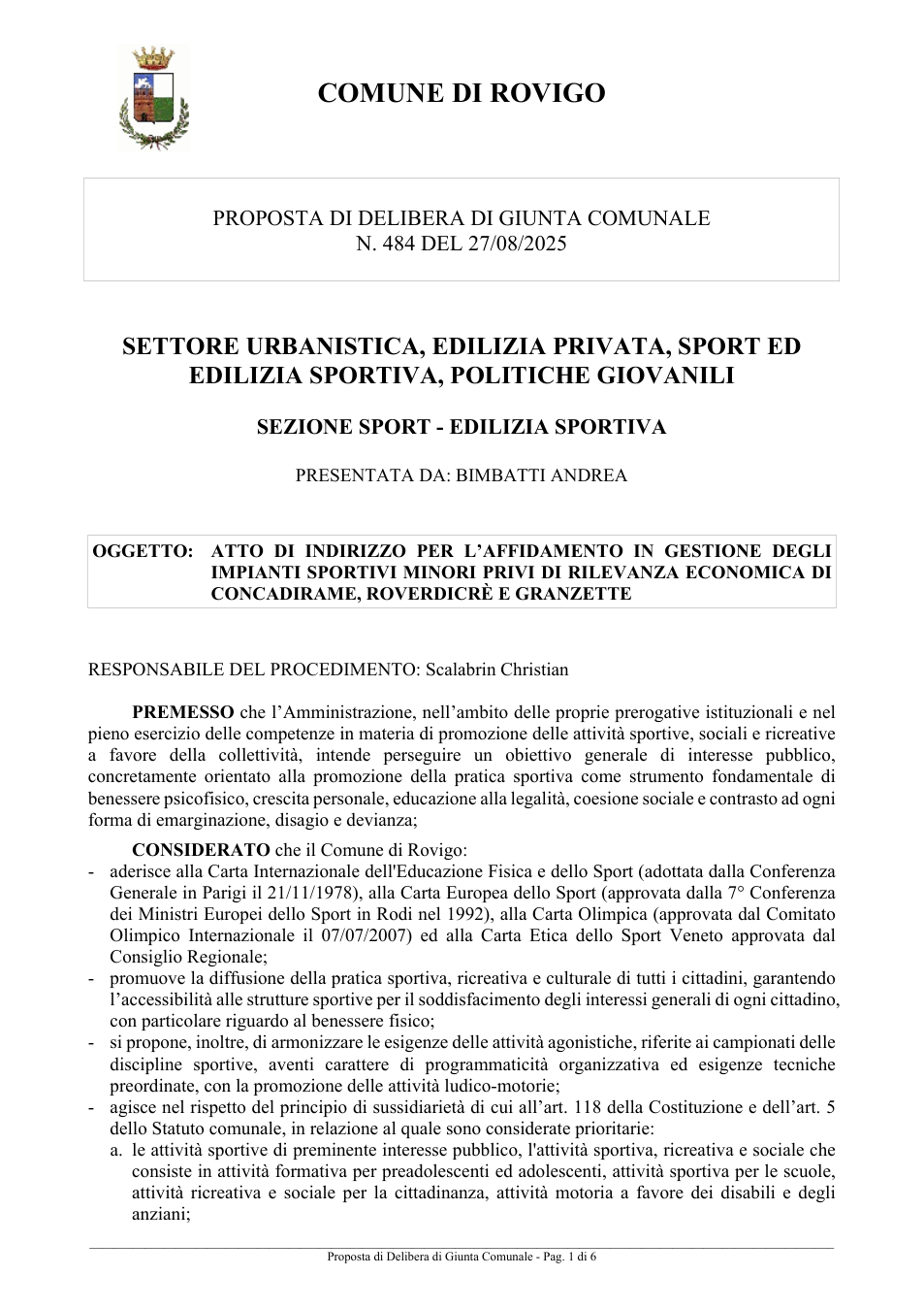 Pagina 1 del documento