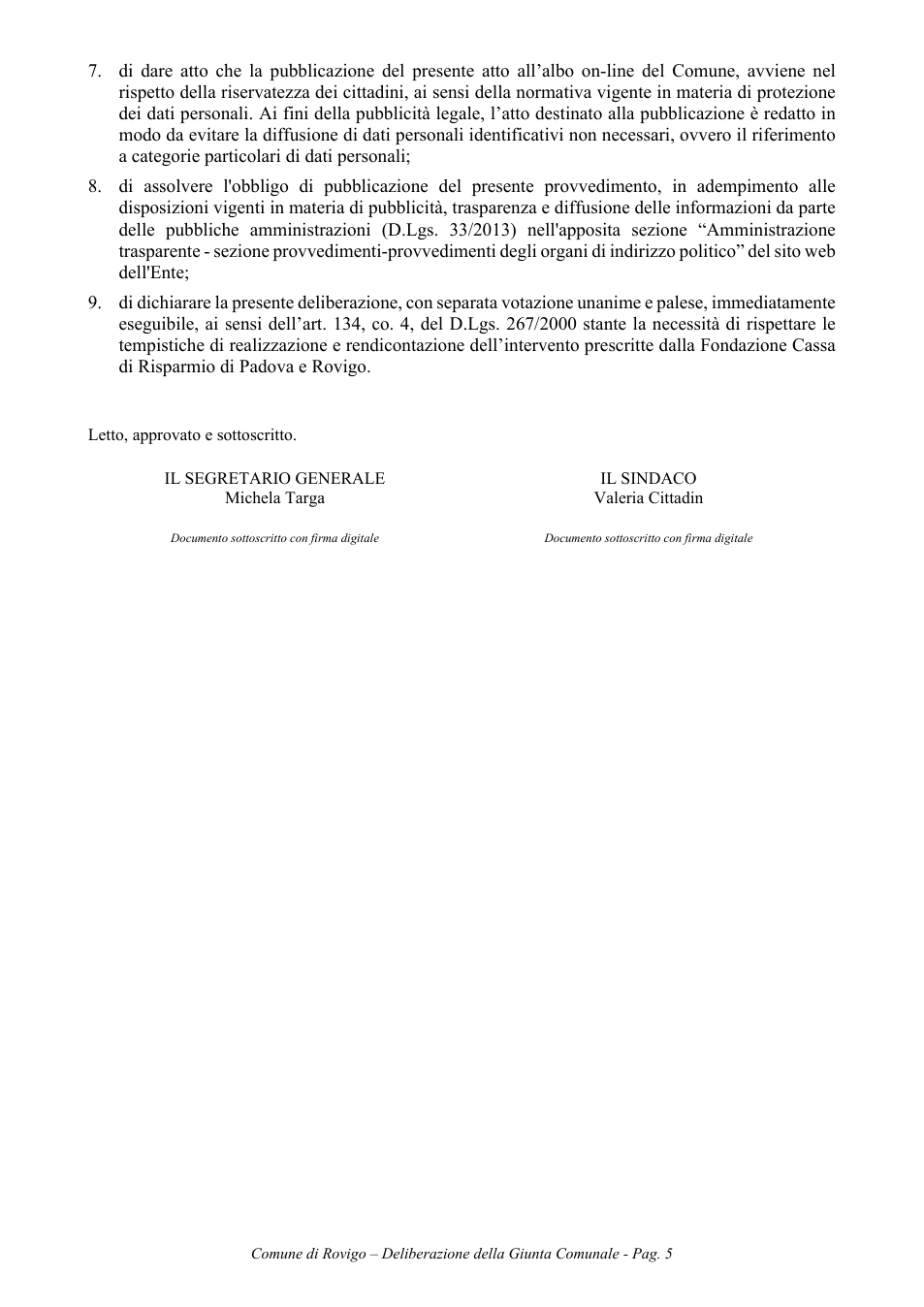 Pagina 5 del documento