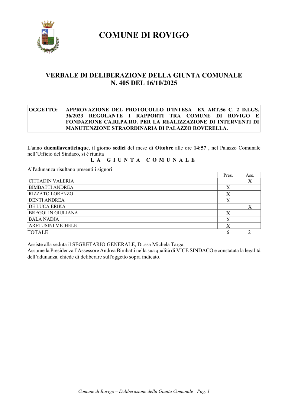 Pagina 1 del documento