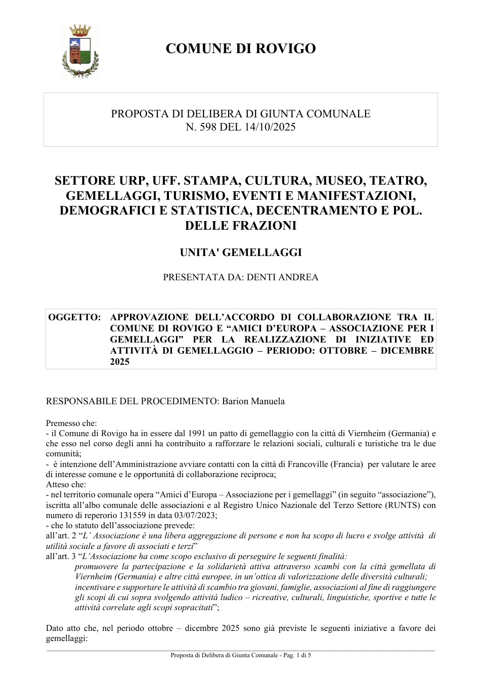 Pagina 1 del documento