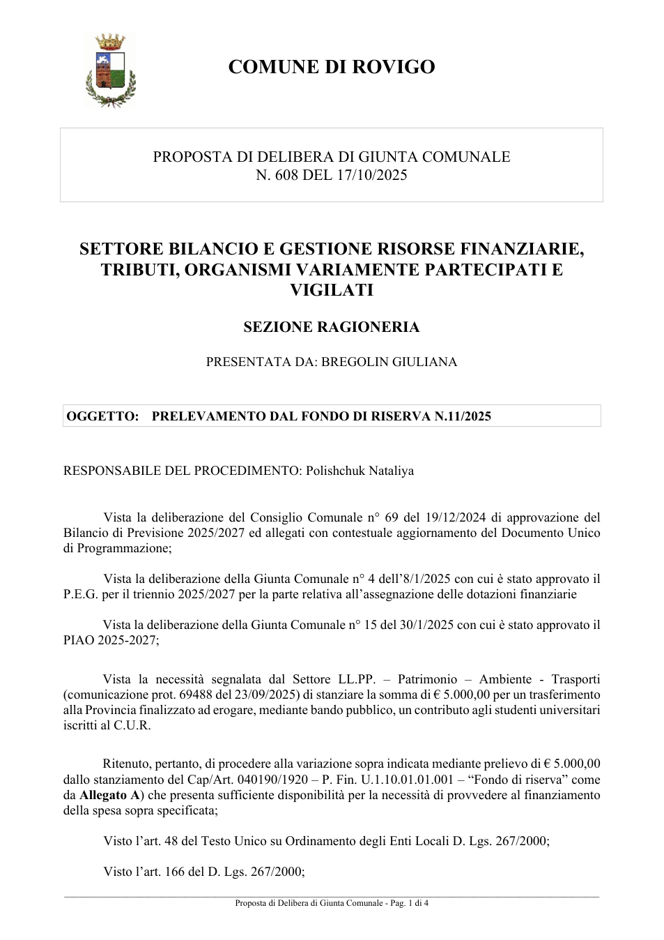 Pagina 1 del documento