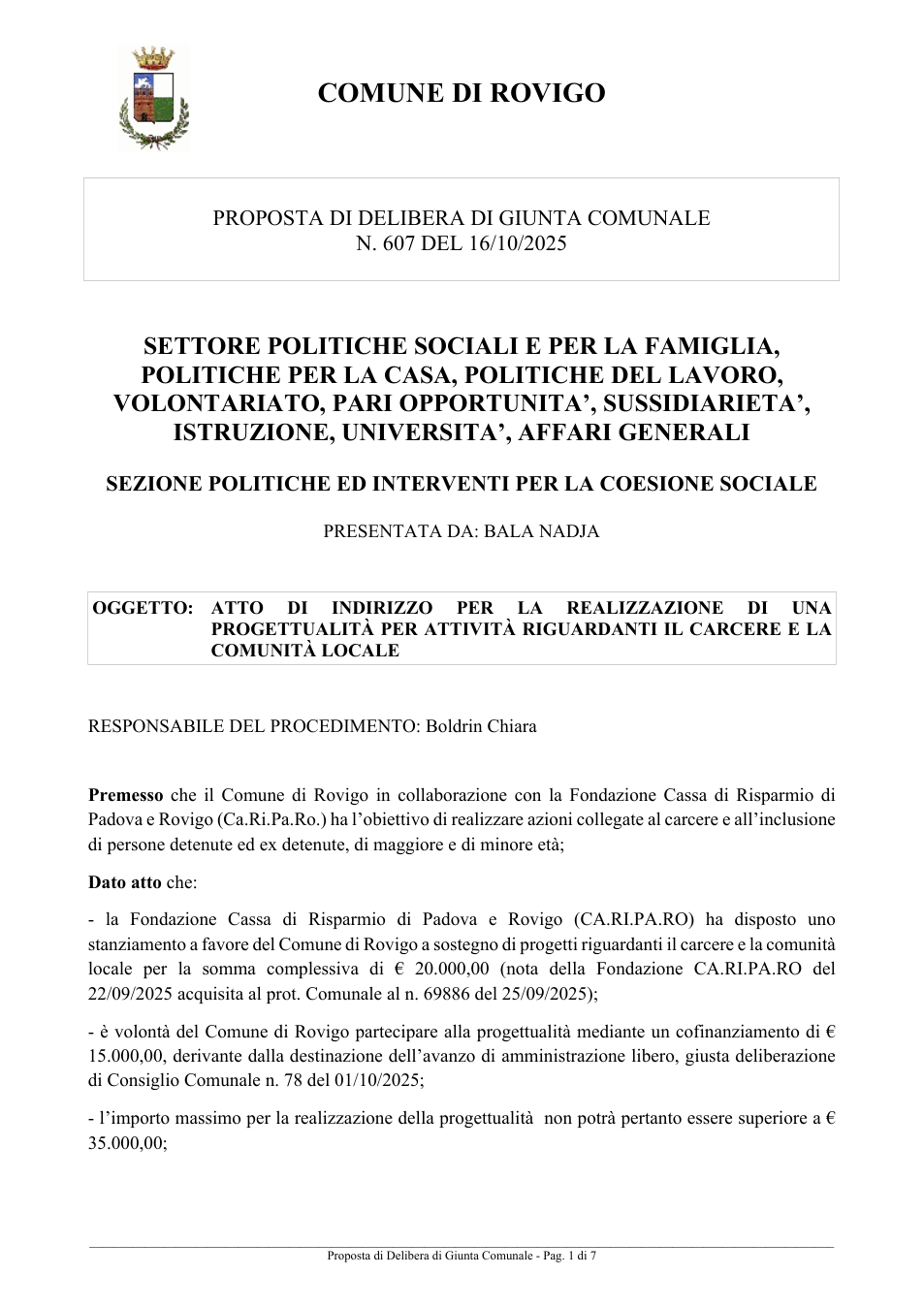 Pagina 1 del documento