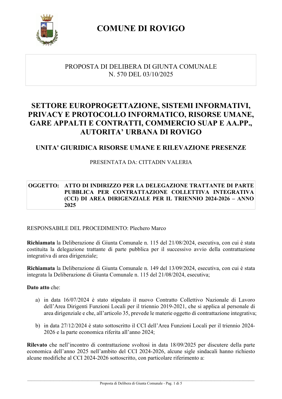 Pagina 1 del documento