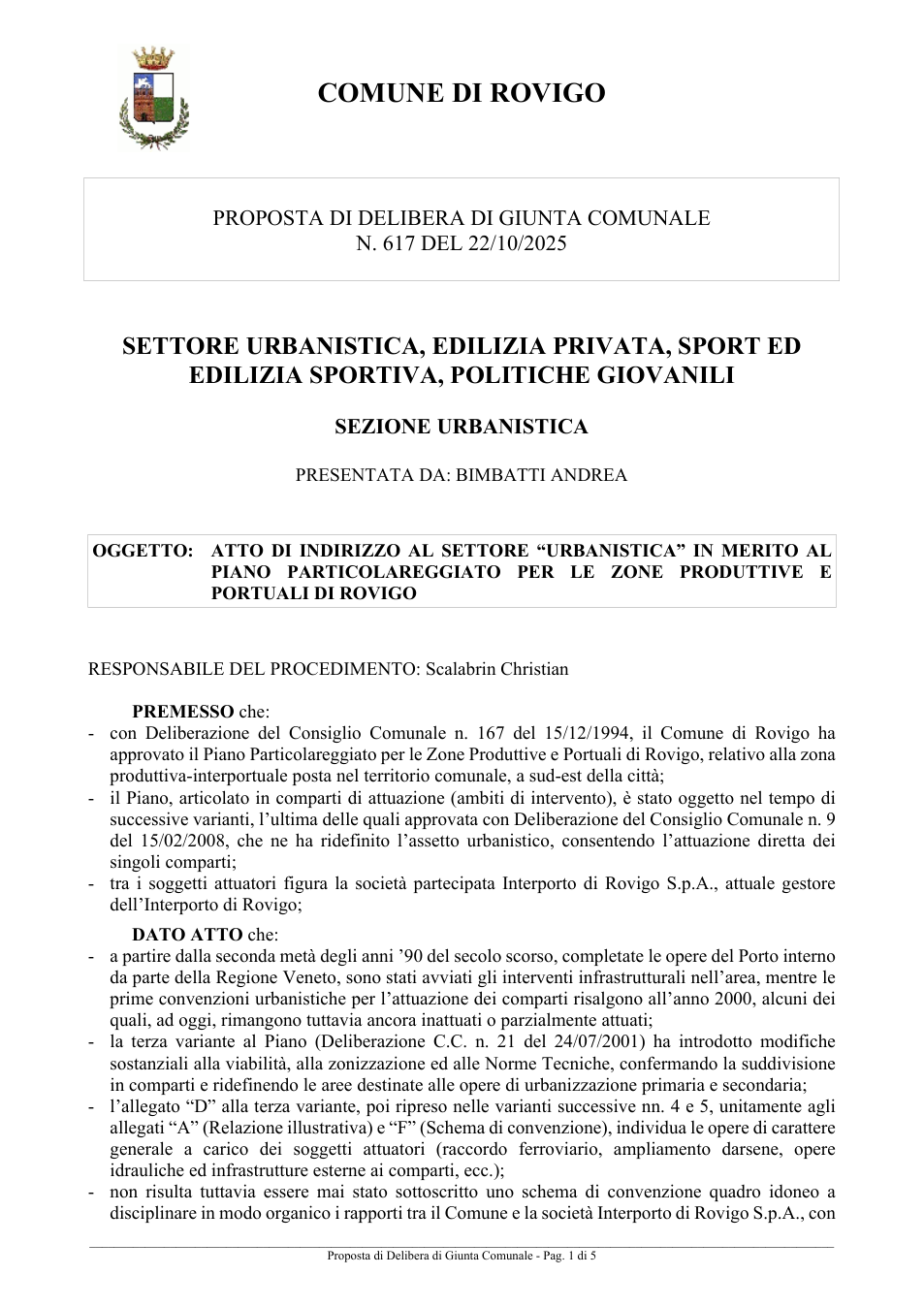Pagina 1 del documento