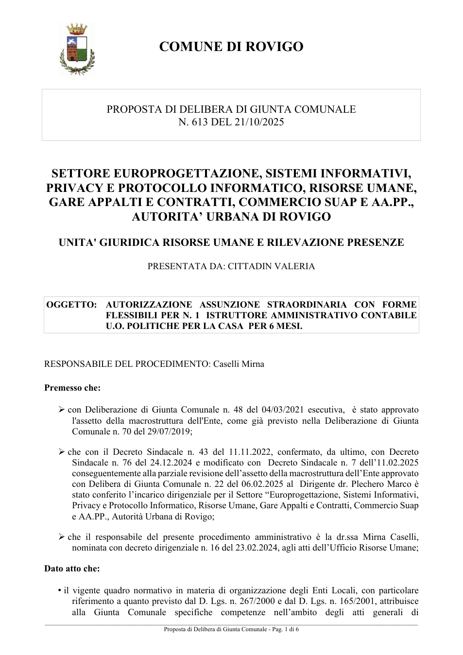 Pagina 1 del documento