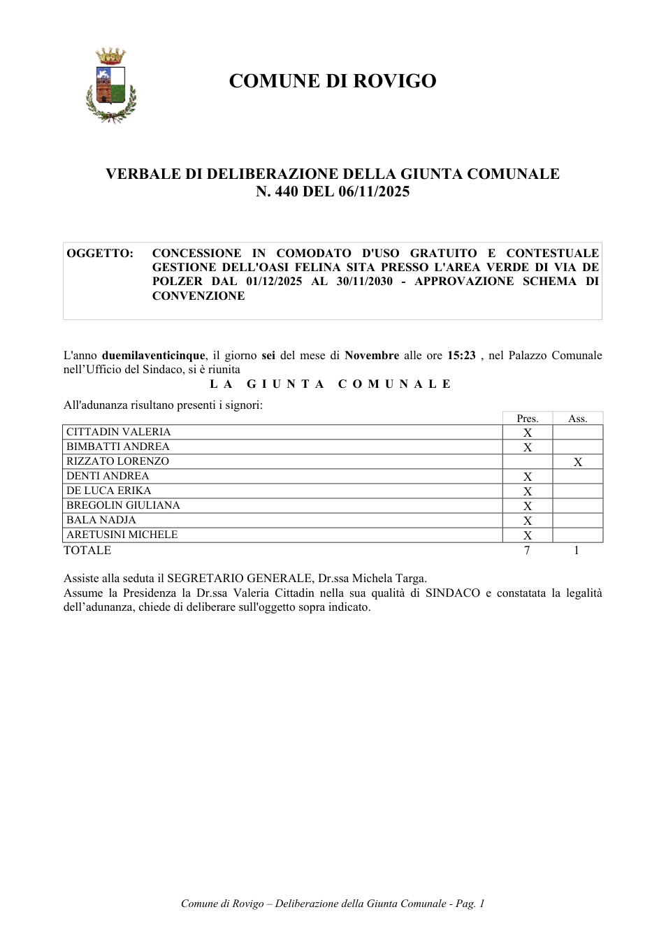 Pagina 1 del documento