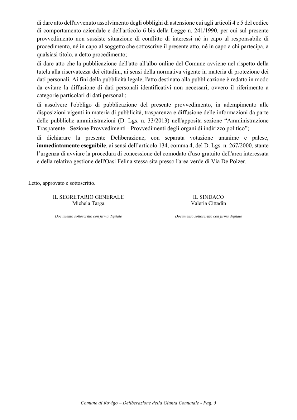 Pagina 5 del documento