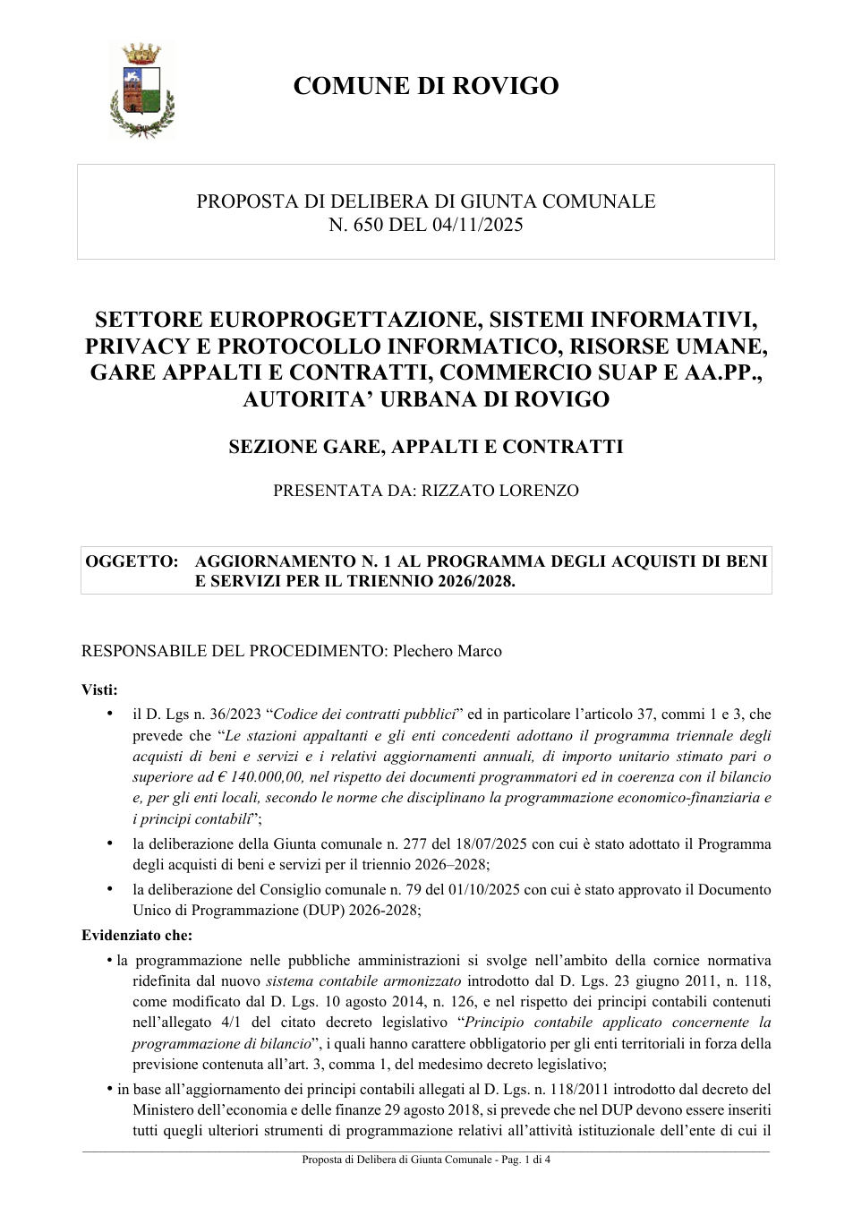Pagina 1 del documento