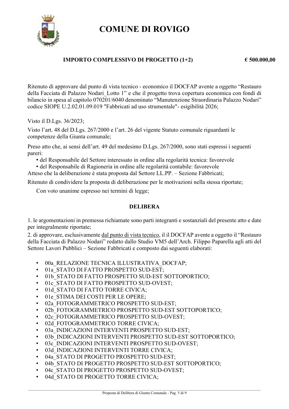 Pagina 5 del documento