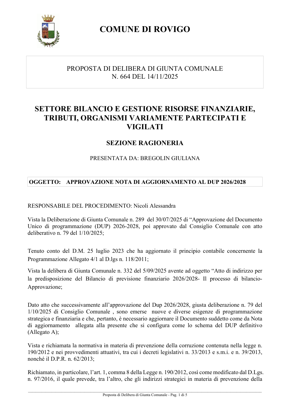 Pagina 1 del documento