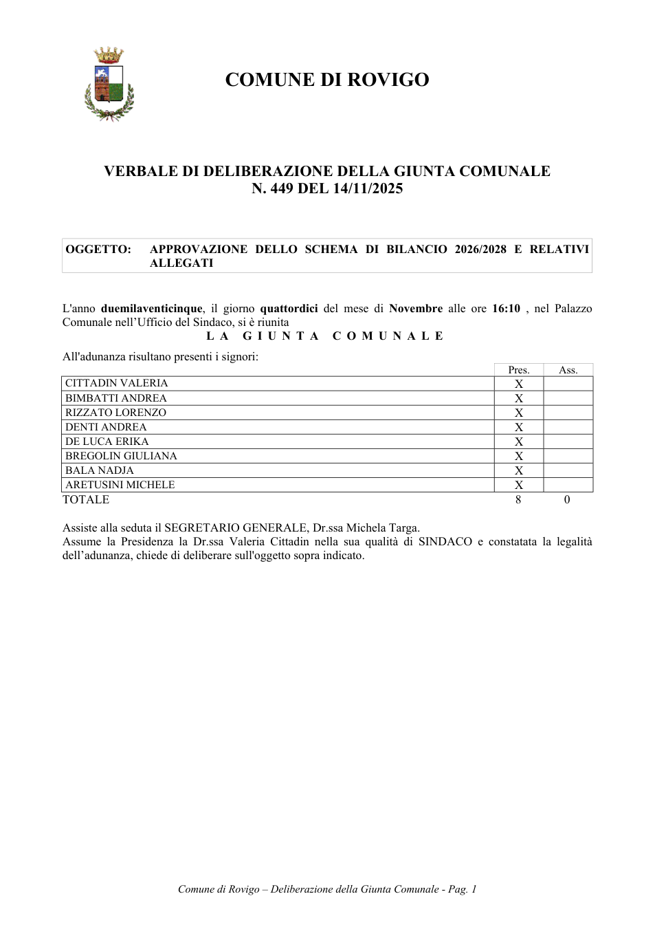 Pagina 1 del documento