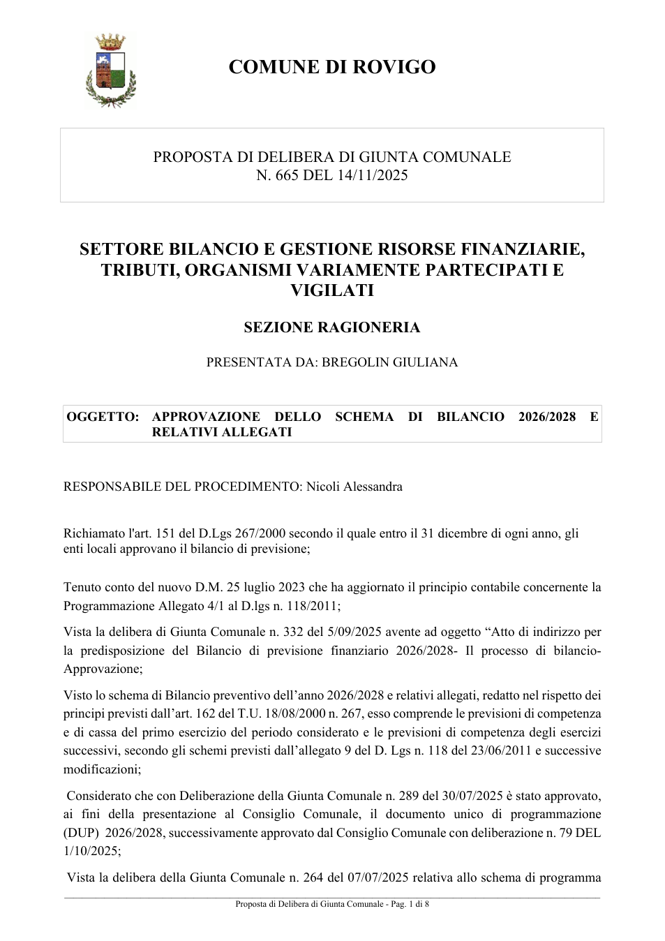 Pagina 1 del documento