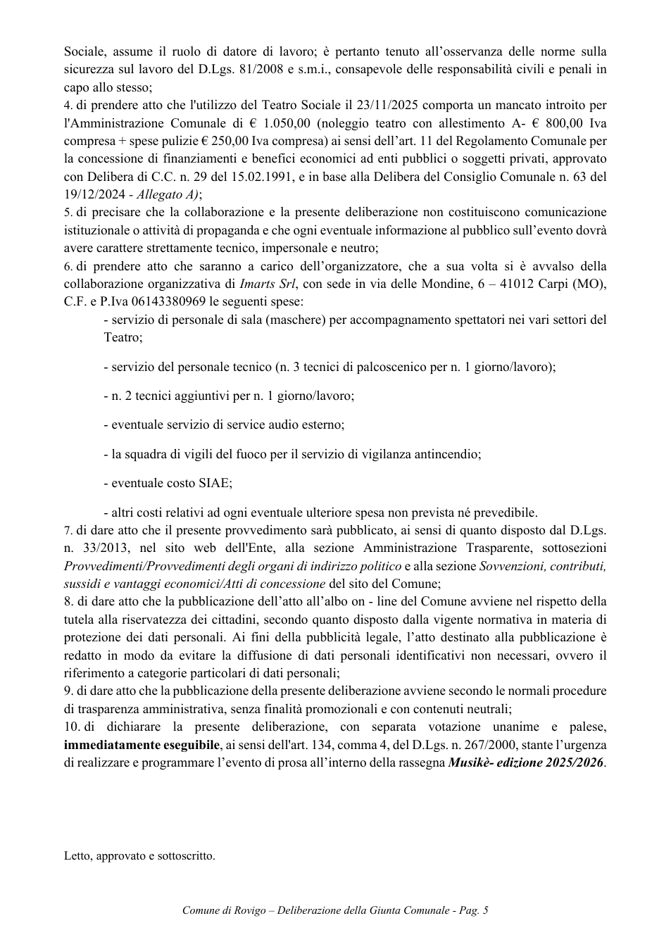 Pagina 5 del documento