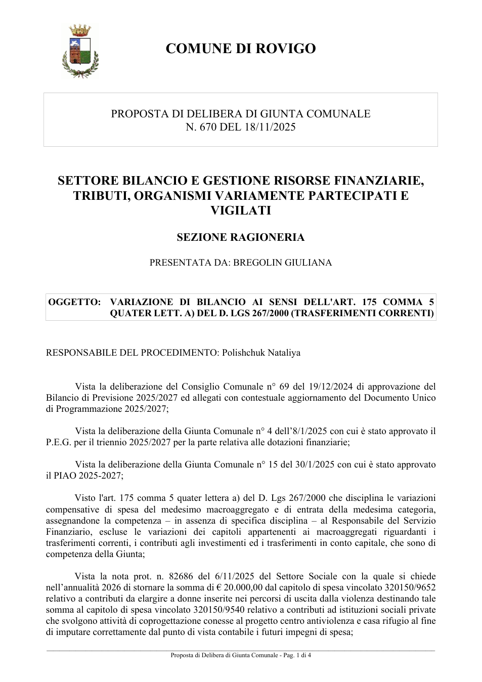 Pagina 1 del documento