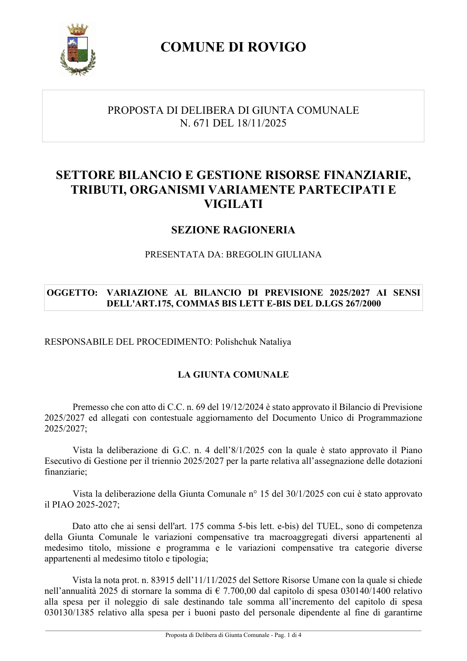 Pagina 1 del documento