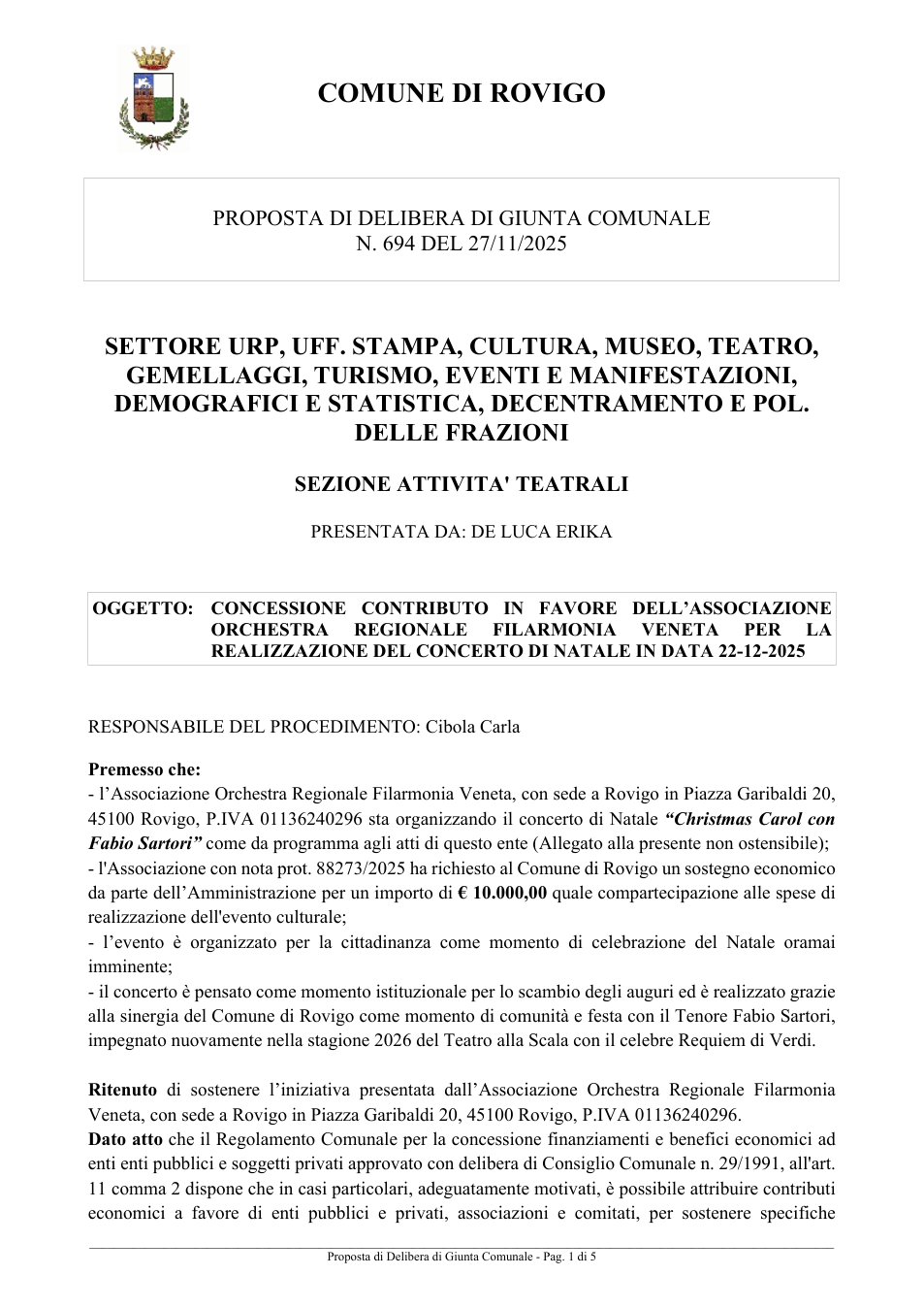 Pagina 1 del documento