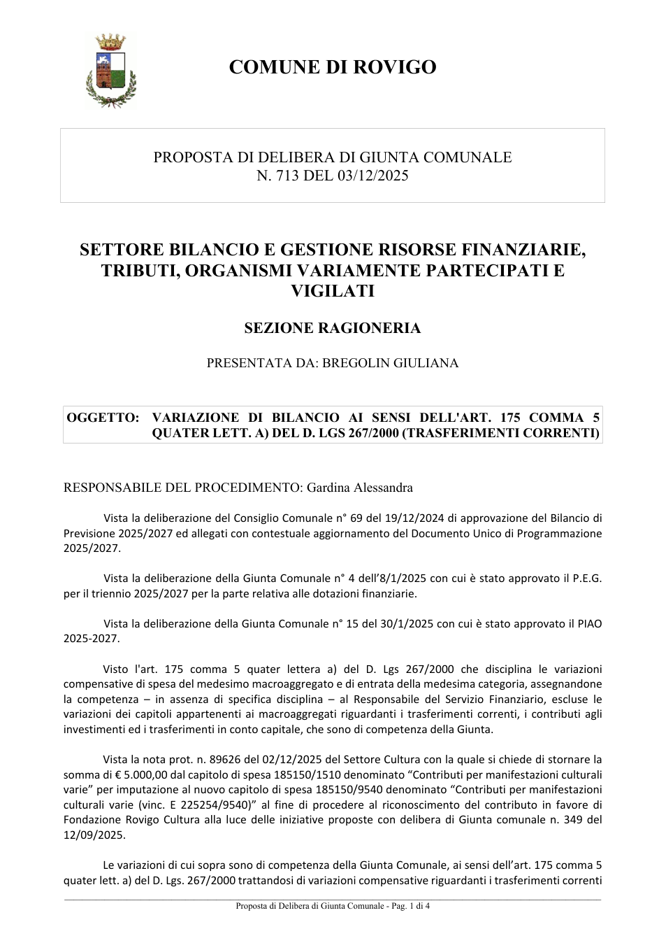 Pagina 1 del documento