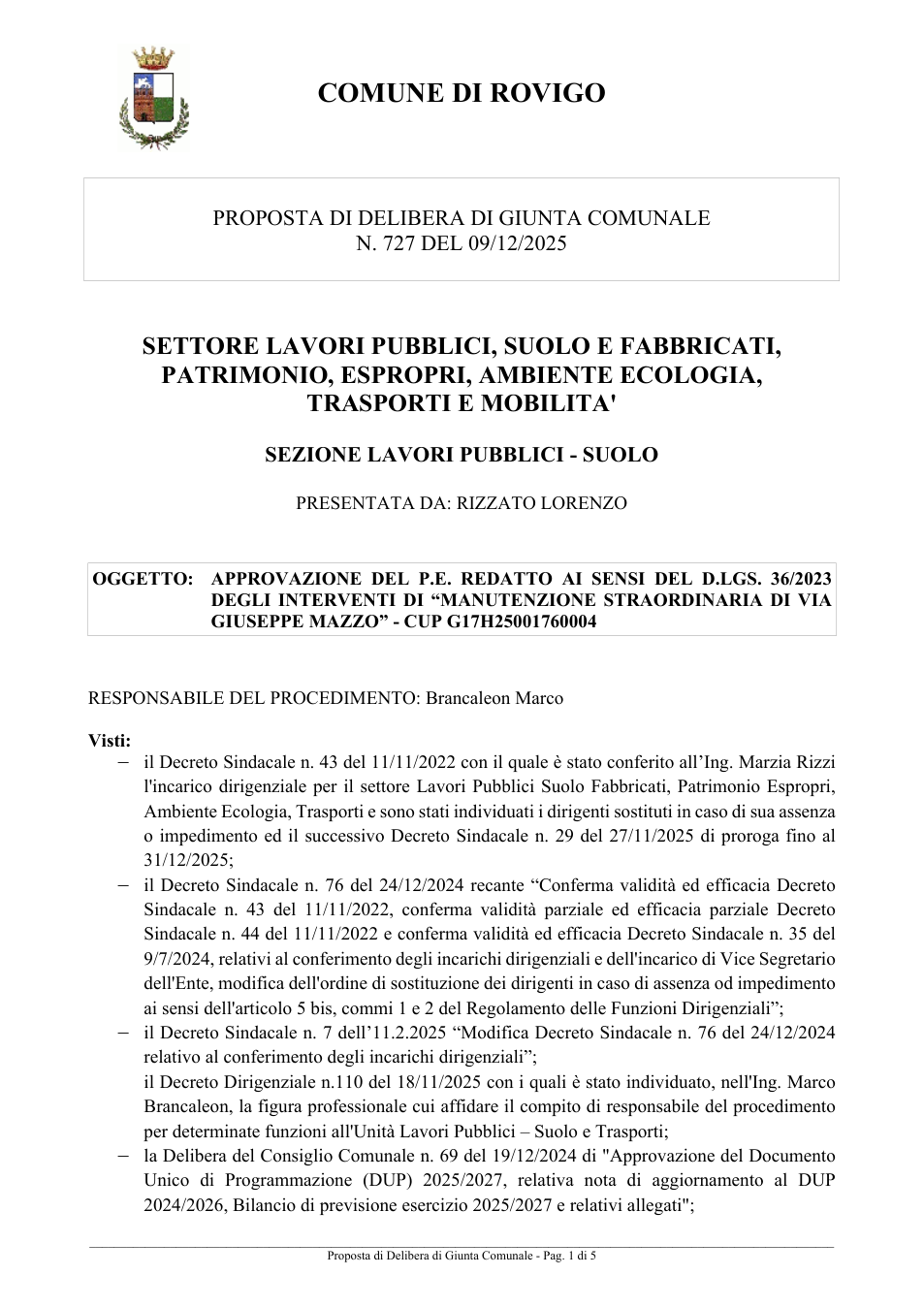 Pagina 1 del documento