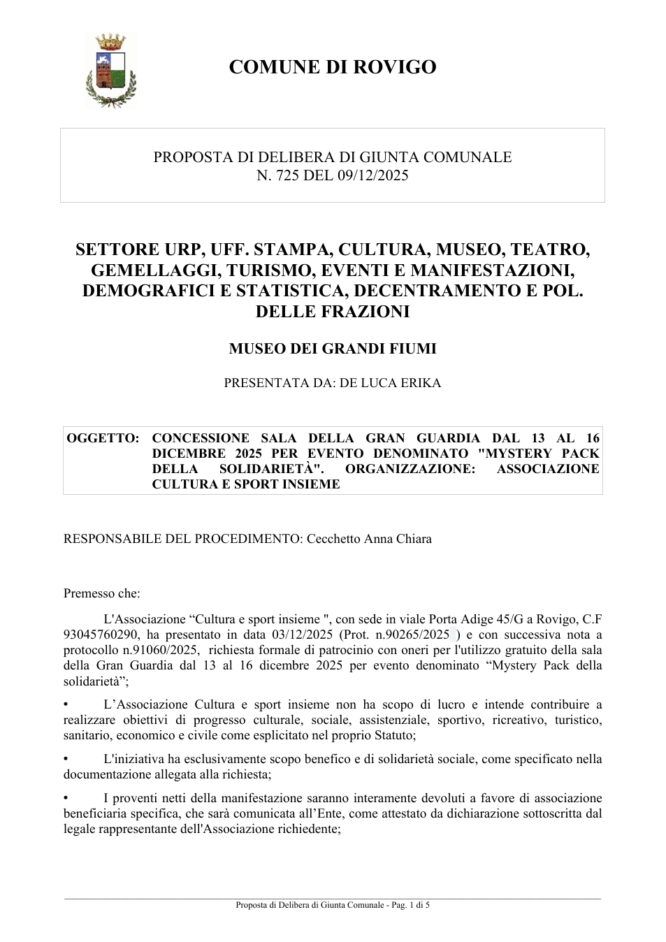 Pagina 1 del documento