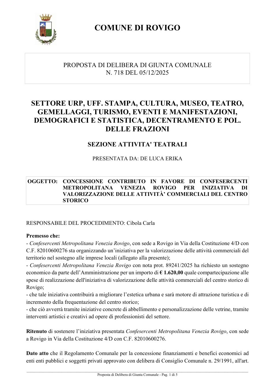 Pagina 1 del documento
