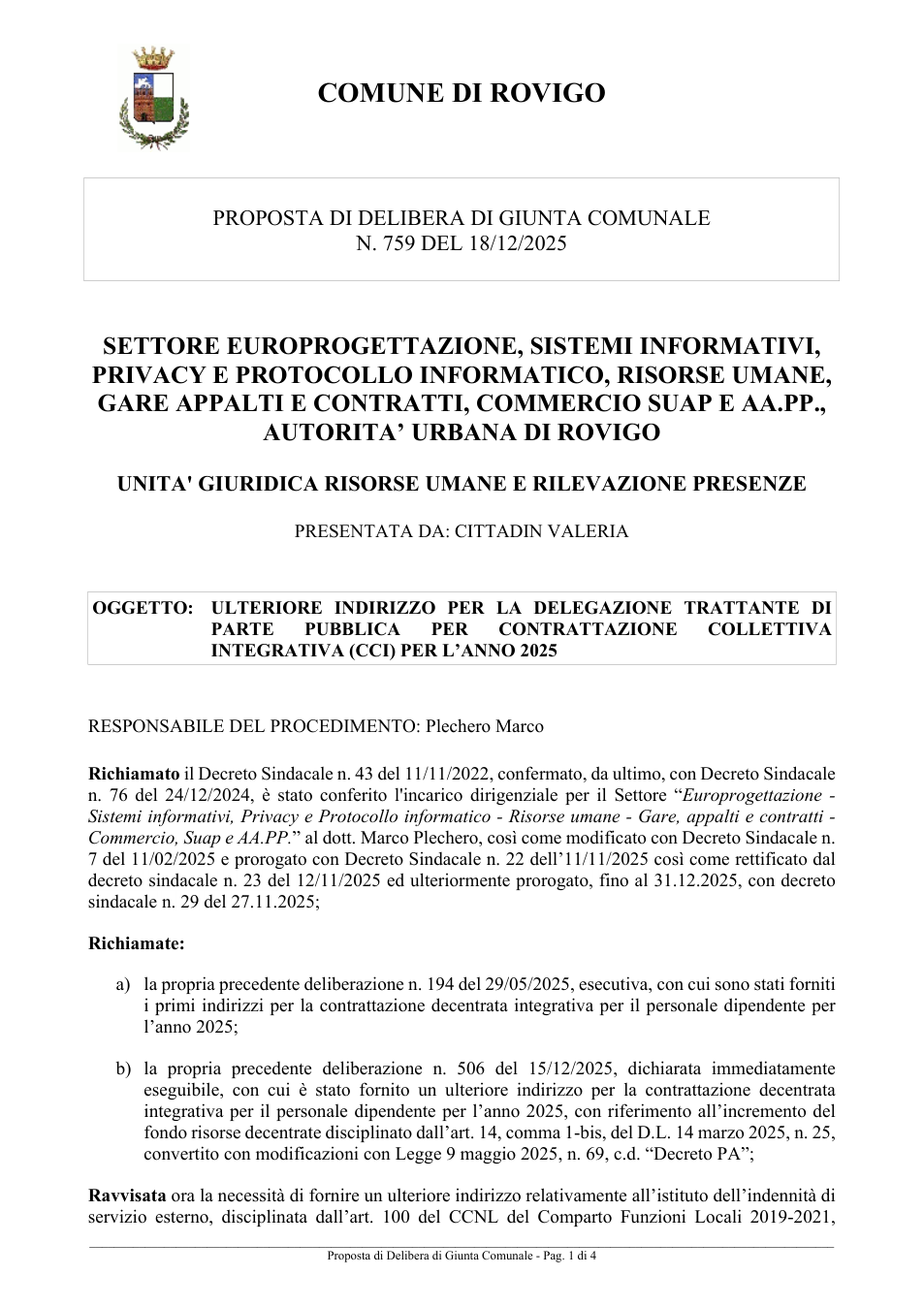 Pagina 1 del documento
