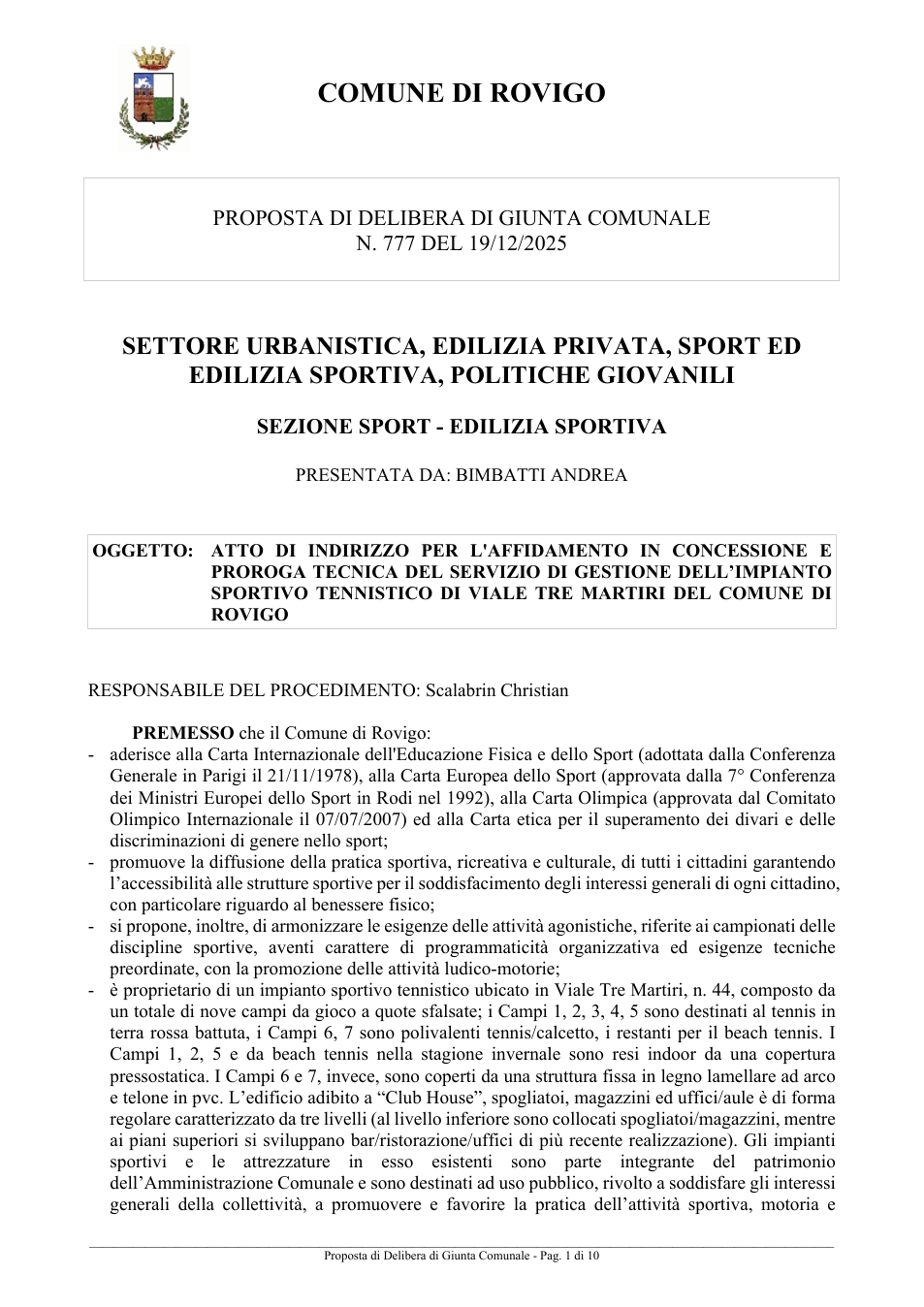 Pagina 1 del documento