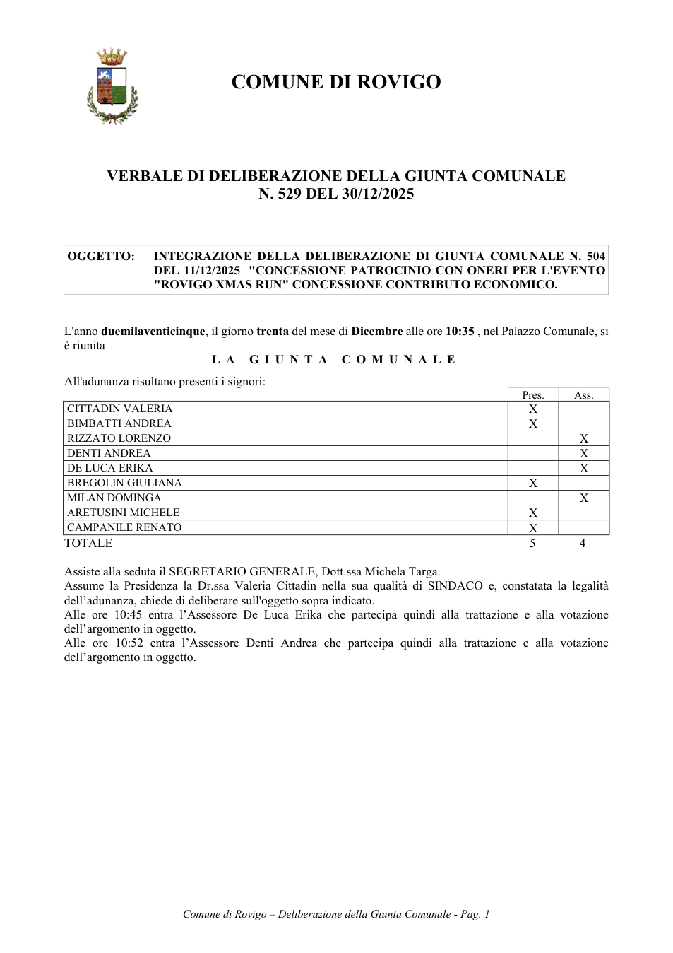 Pagina 1 del documento