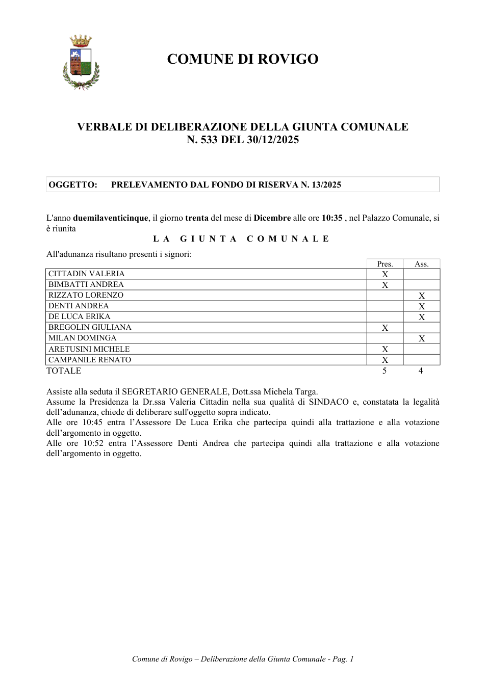Pagina 1 del documento