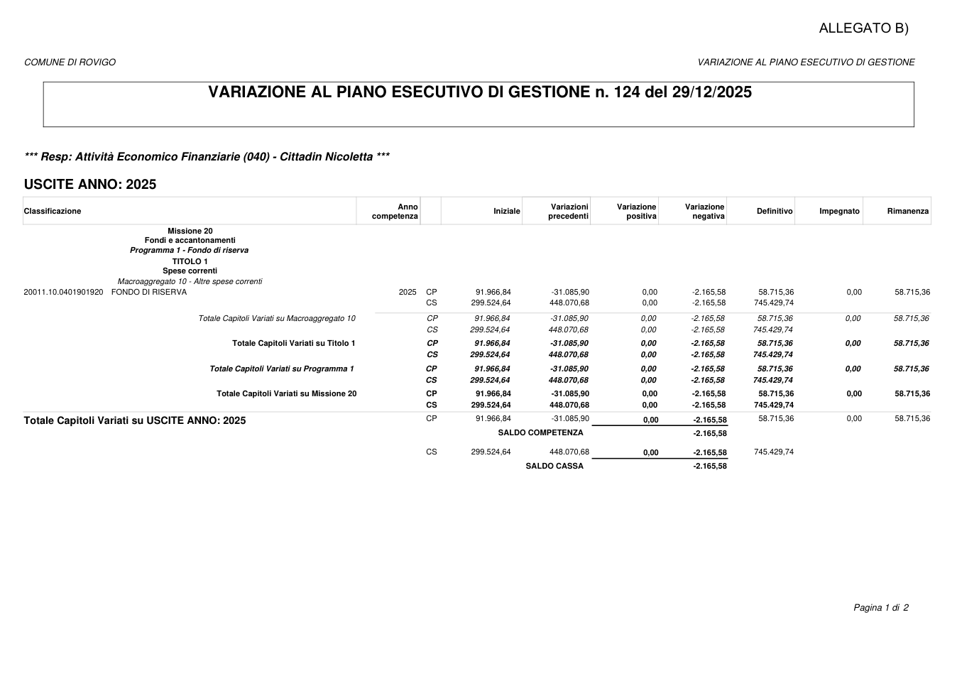 Pagina 1 del documento