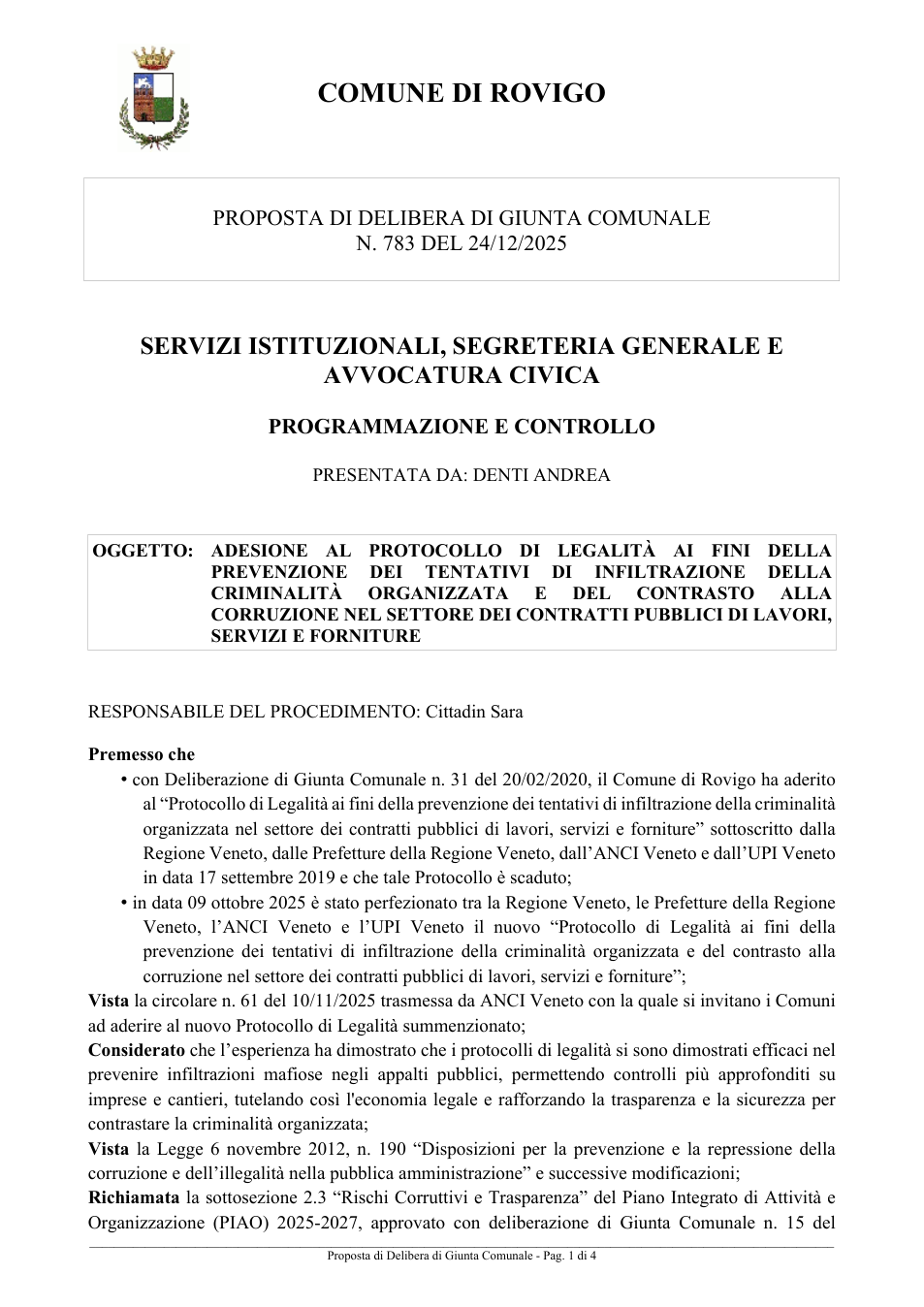 Pagina 1 del documento