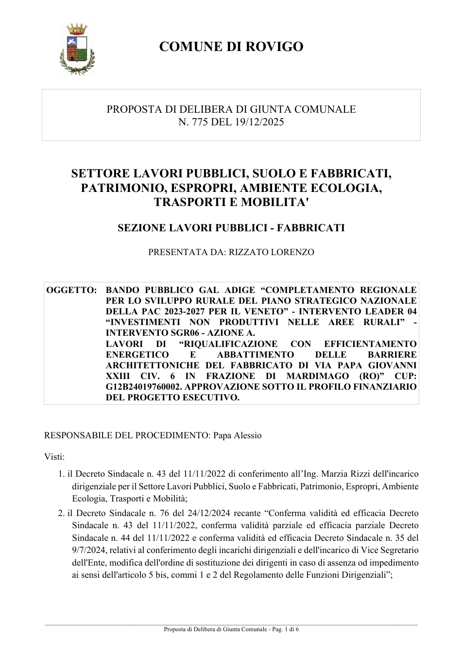 Pagina 1 del documento