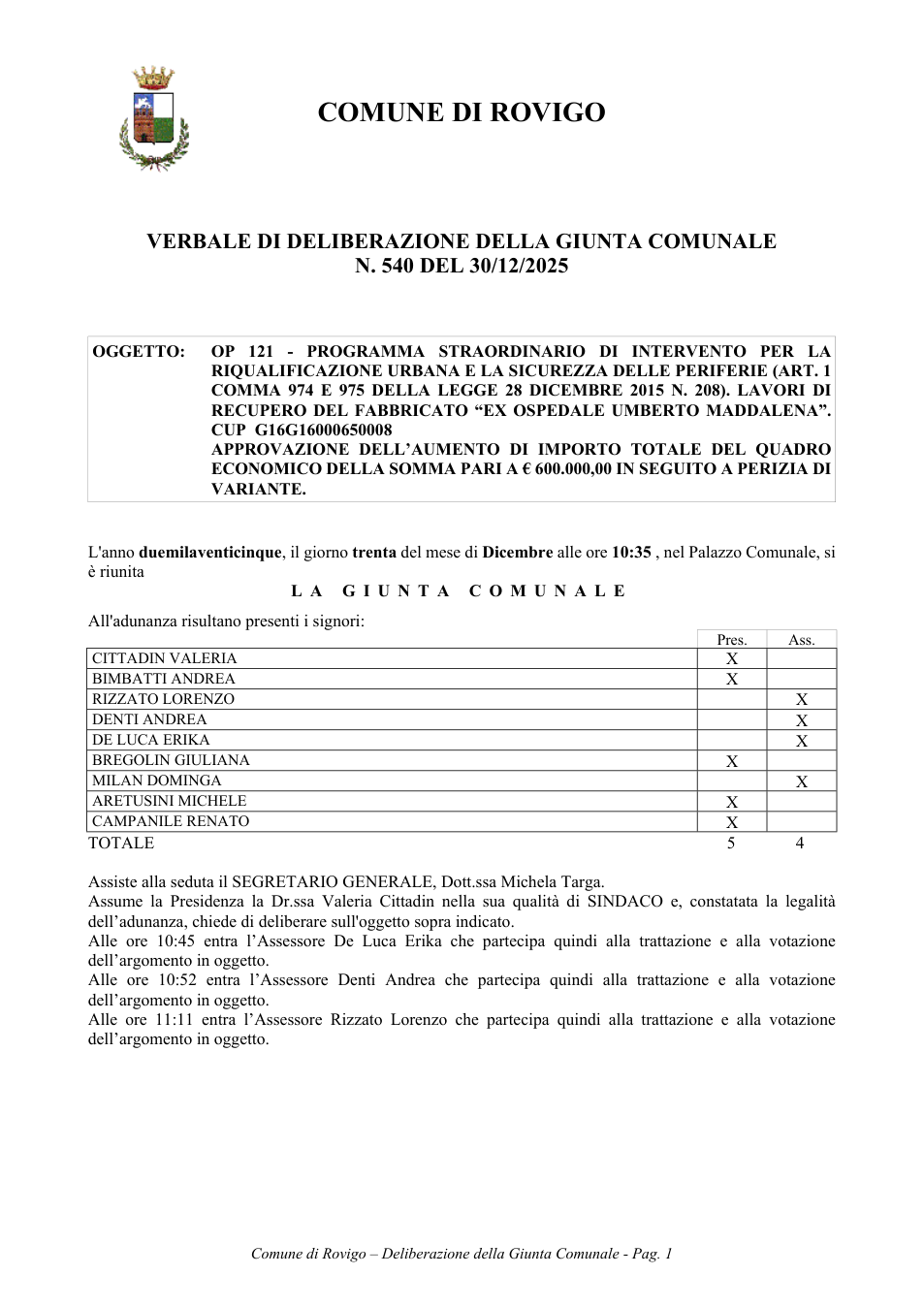 Pagina 1 del documento